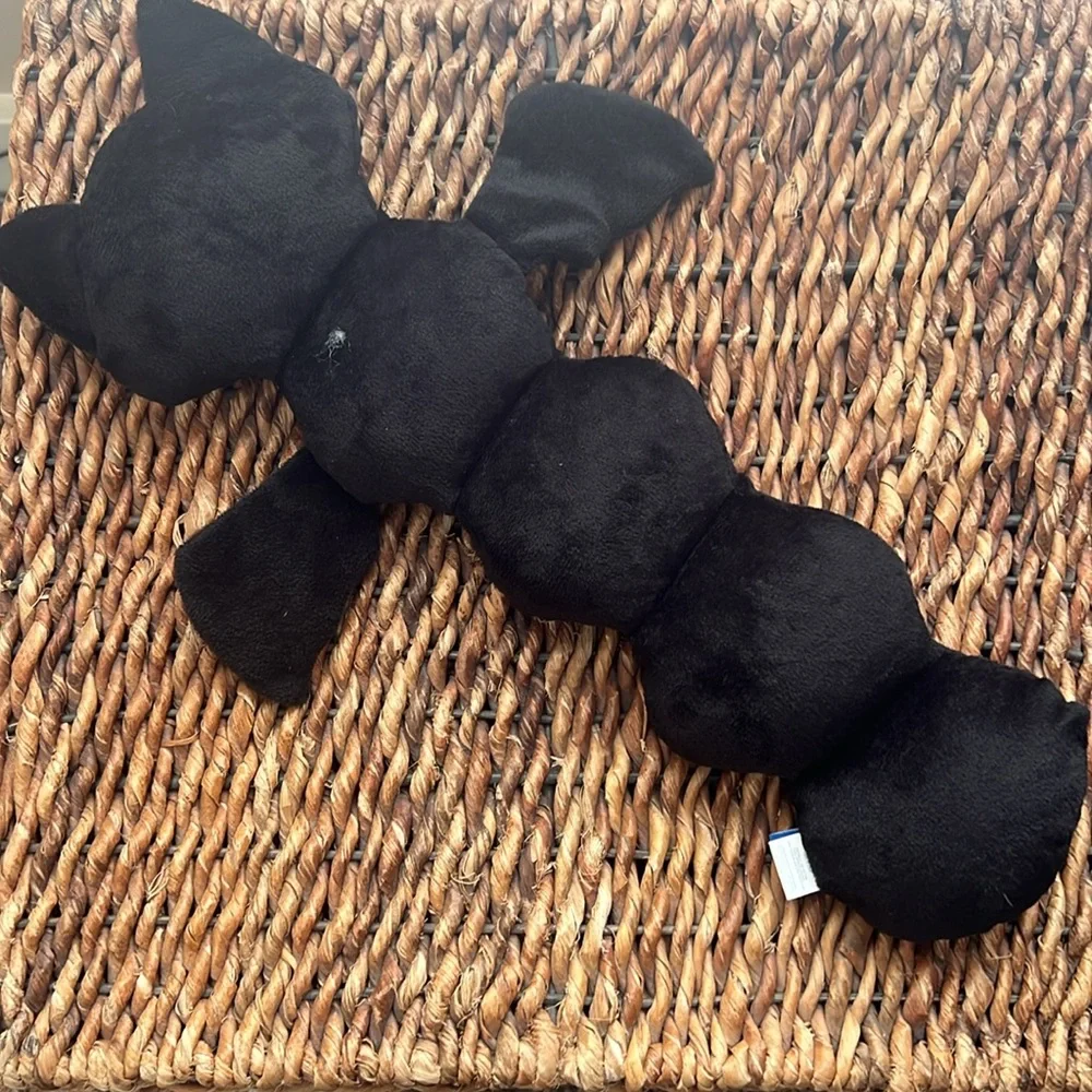 Black and Green “Life Is Good” Bat Crinkle/Squeaky Dog Toy